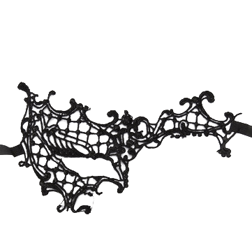 Black Empress Lace Eye Mask